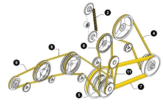 89832601 - ремень трансмиссии
