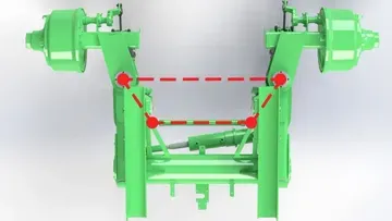 Zunhammer представил новую трапециевидная ось с гидравлической подвеской
