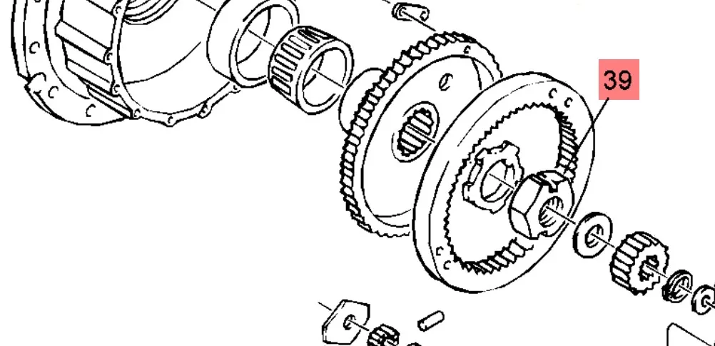 86024124 - Гайка шестигранная